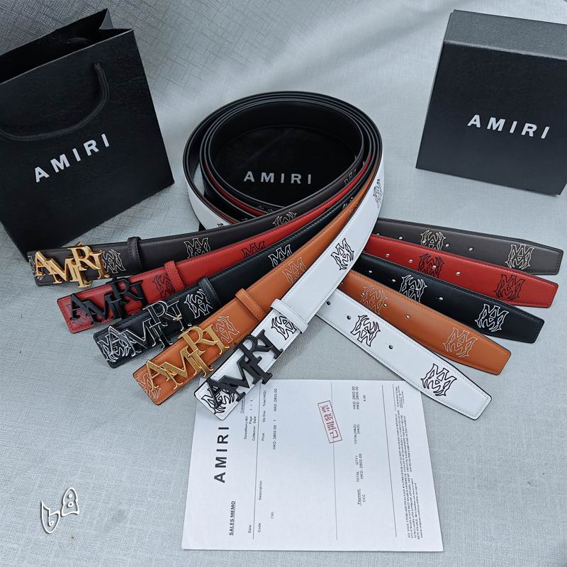 Amiri belt 38mmX90-125cm lb66